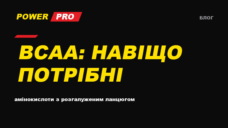 BCAA: навіщо потрібні амінокислоти з розгалуженим ланцюгом